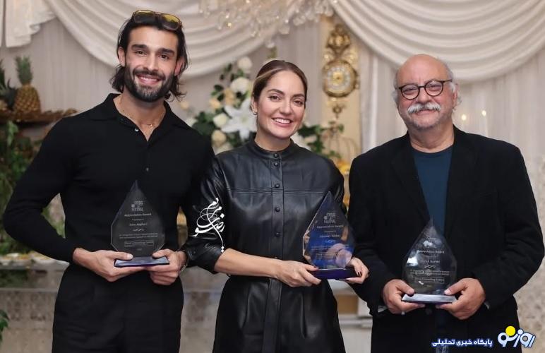 مهناز افشار، بابک کریمی و سام اصغری در جشنواره فیلم کوروش در تورنتو