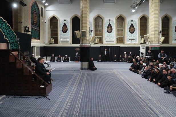 مراسم عزادارای ایام شهادت حضرت زهرا (س) با حضور مقام معظم رهبری