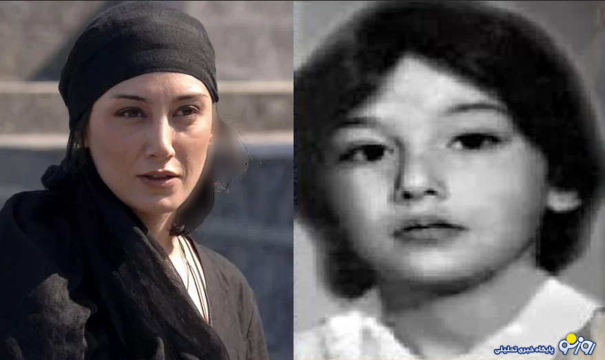 عکس پربازدید از هدیه تهرانی در دوران کودکی