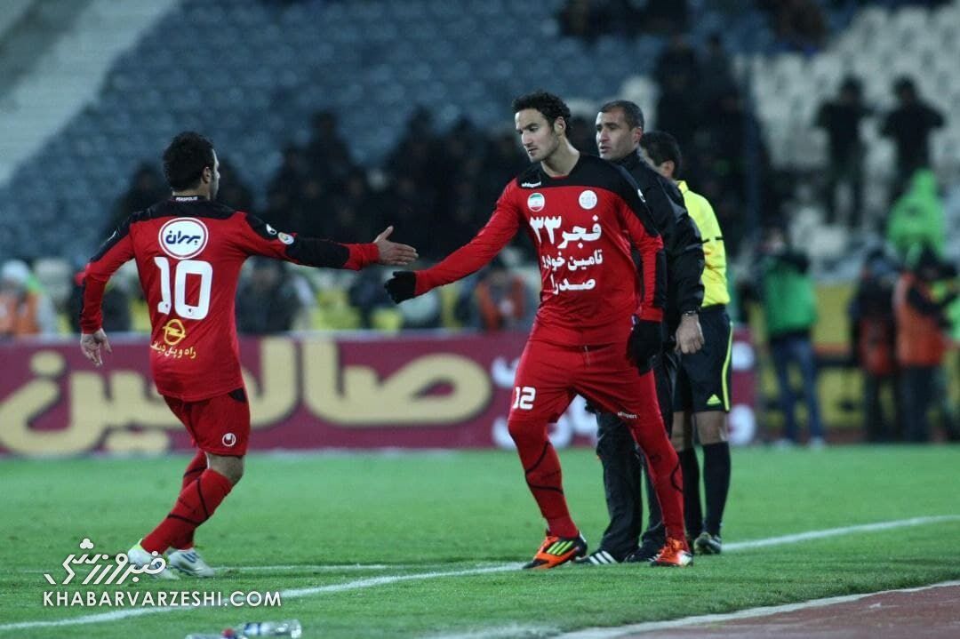 لحظه ورود ایمون زاید به زمین در دربی پرسپولیس و استقلال