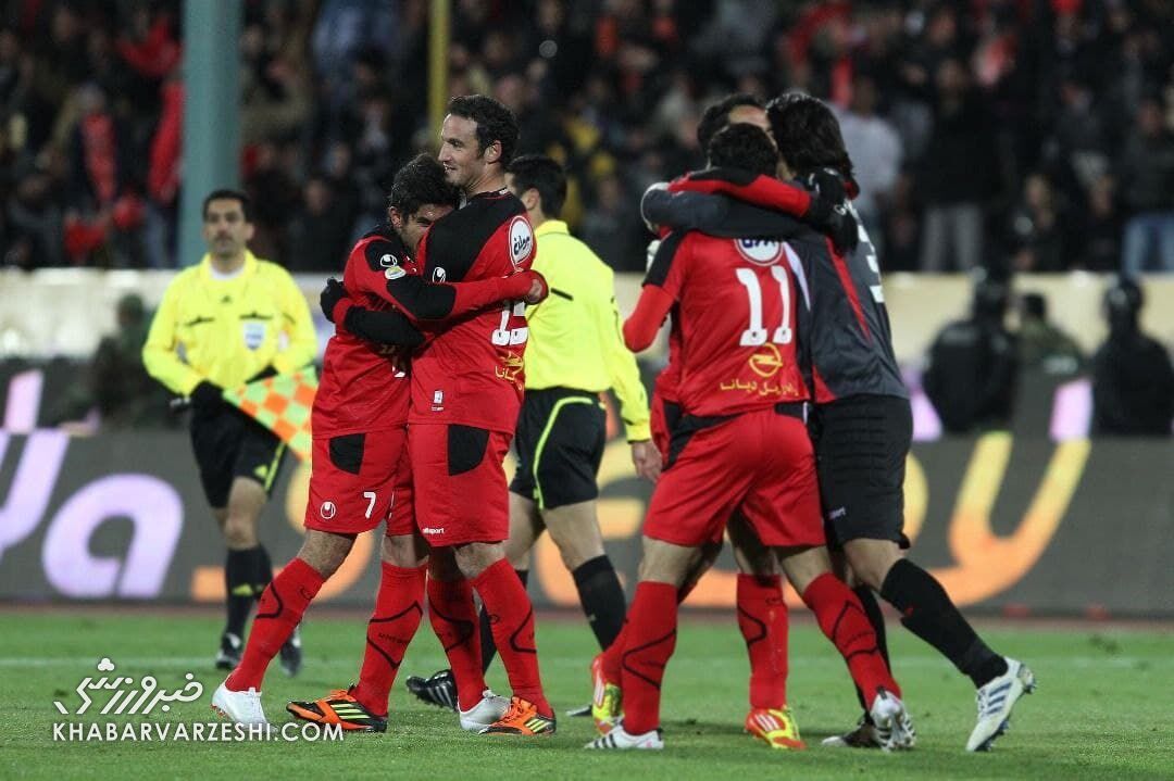 شادی ایمون زاید و پرسپولیسی‌ها بعد از برد مقابل استقلال