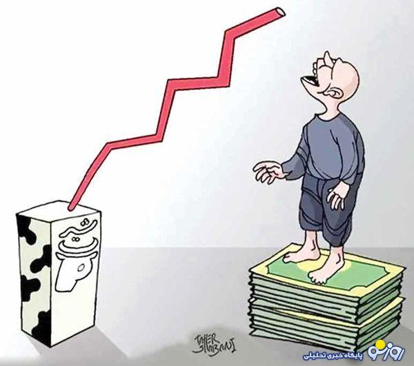 تورم شدید لبنیات، سفرههای کارگری را از شیر و ماست هم خالی کرد تورم شدید لبنیات، سفرههای کارگری را از شیر و ماست هم خالی کرد