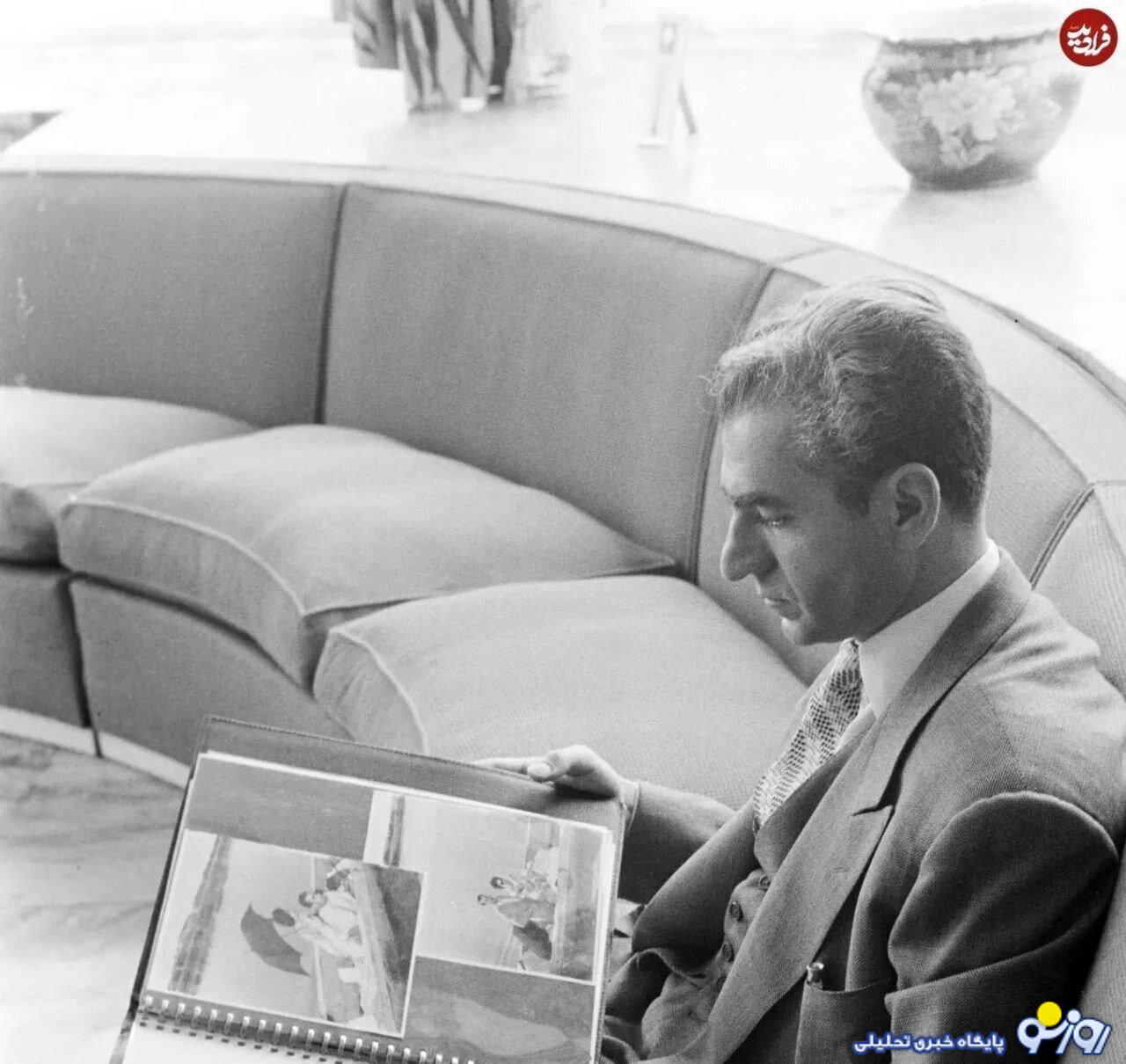عکس تاریخی از محمدرضا پهلوی بعد از جدایی از ثریا