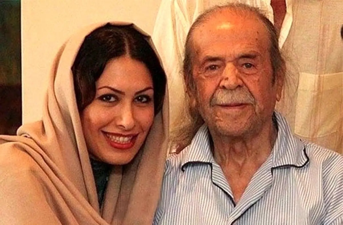 محمدعلی کشاورز  و دخترش