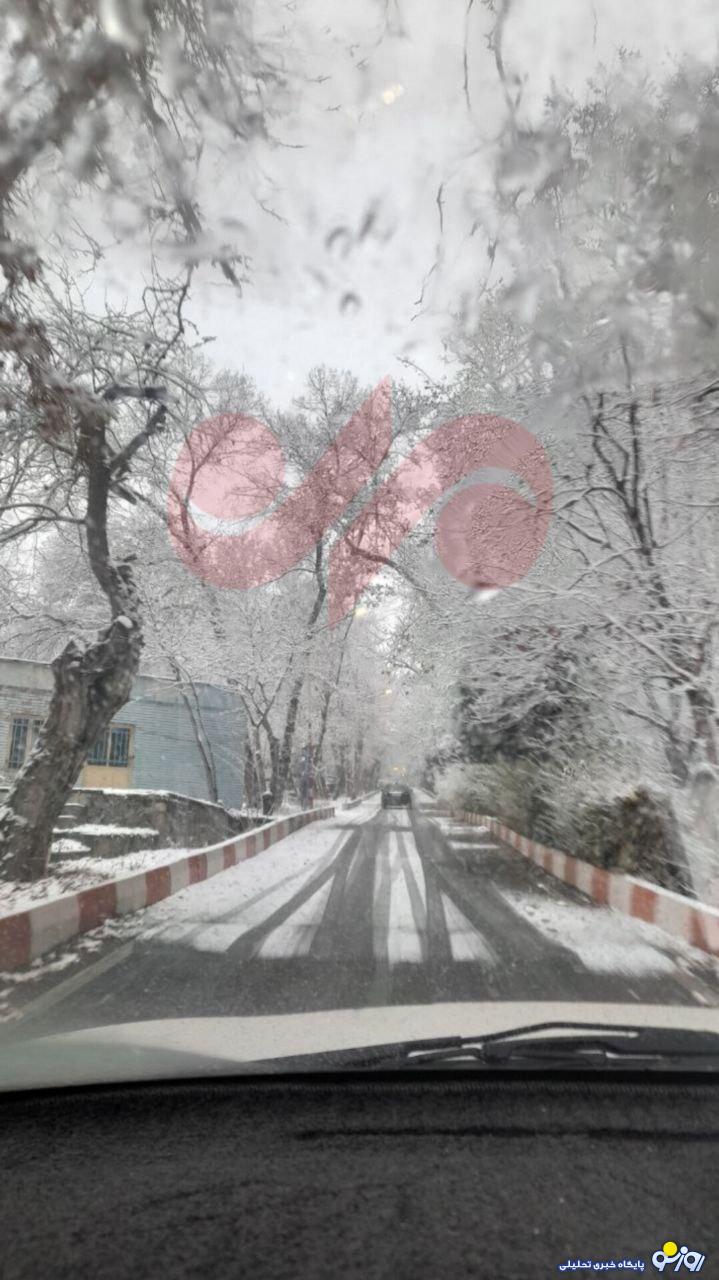 بالاخره تهران هم سفیدپوش شد