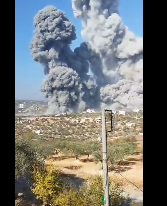 انفجار مهیب و مشکوک در ادلب
