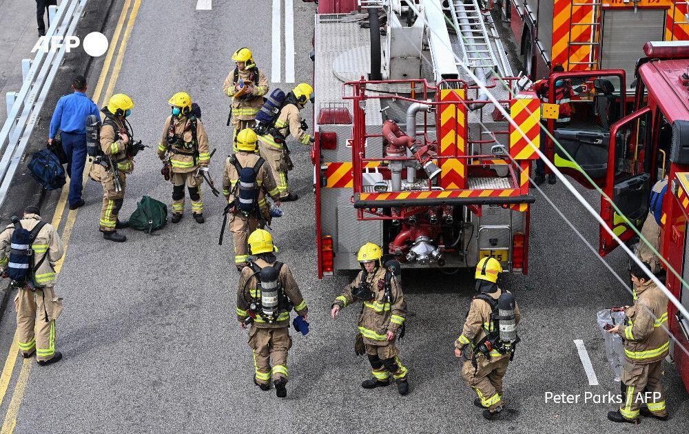 آتش سوزی در هنگ کنگ