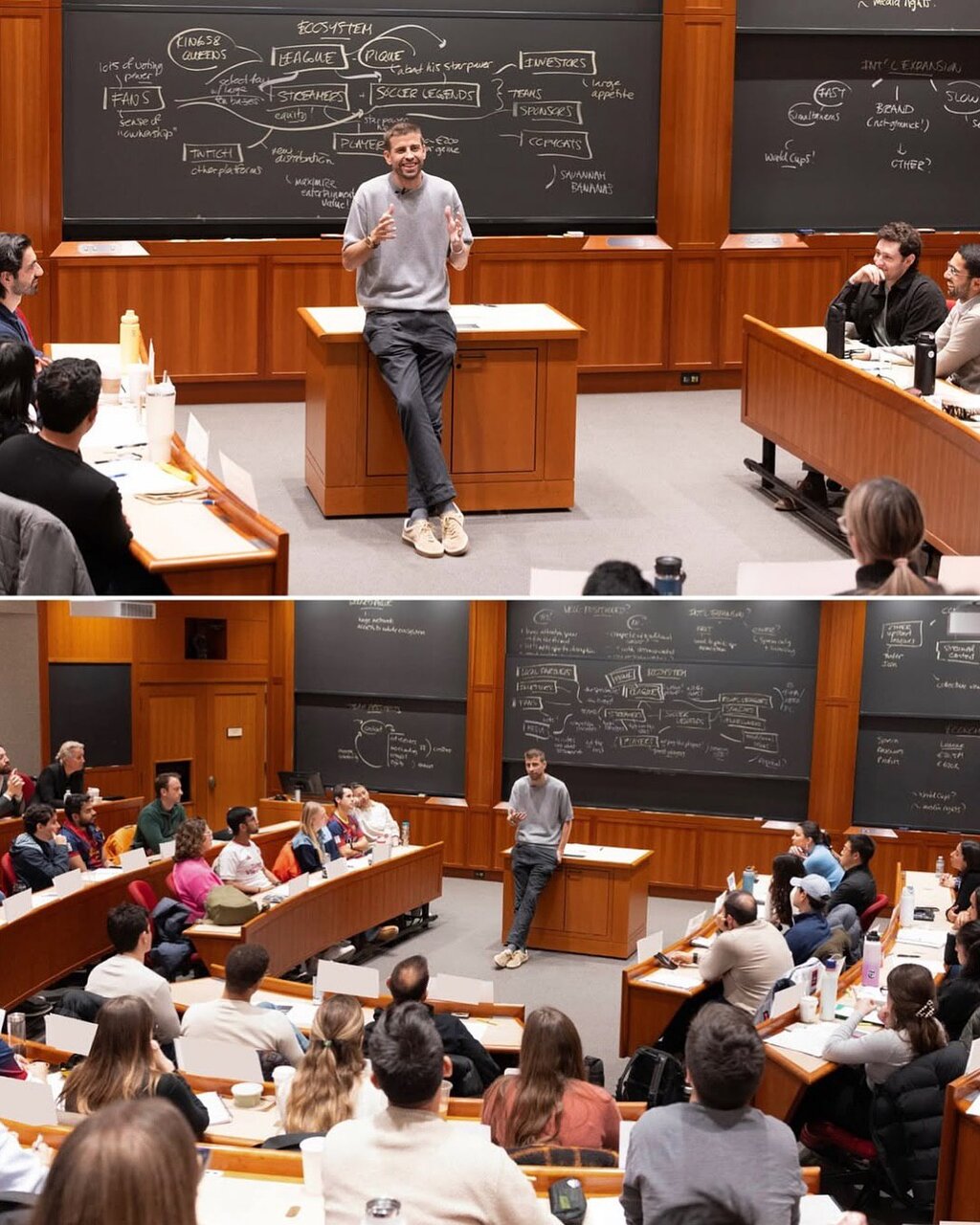 عکس | جرارد پیکه استاد دانشگاه شد!