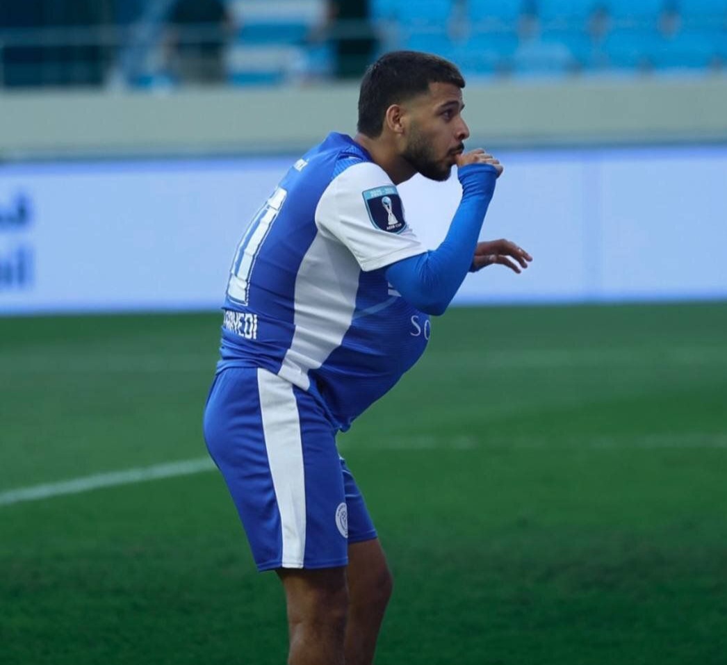 عکس از خوشحالی بعد از گل مهدی قائدی پدر شدن