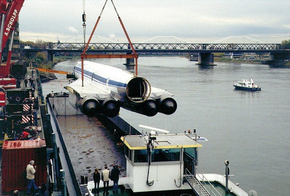 انتقال توپولوف تو-144 به موزه زینسهایم آلمان