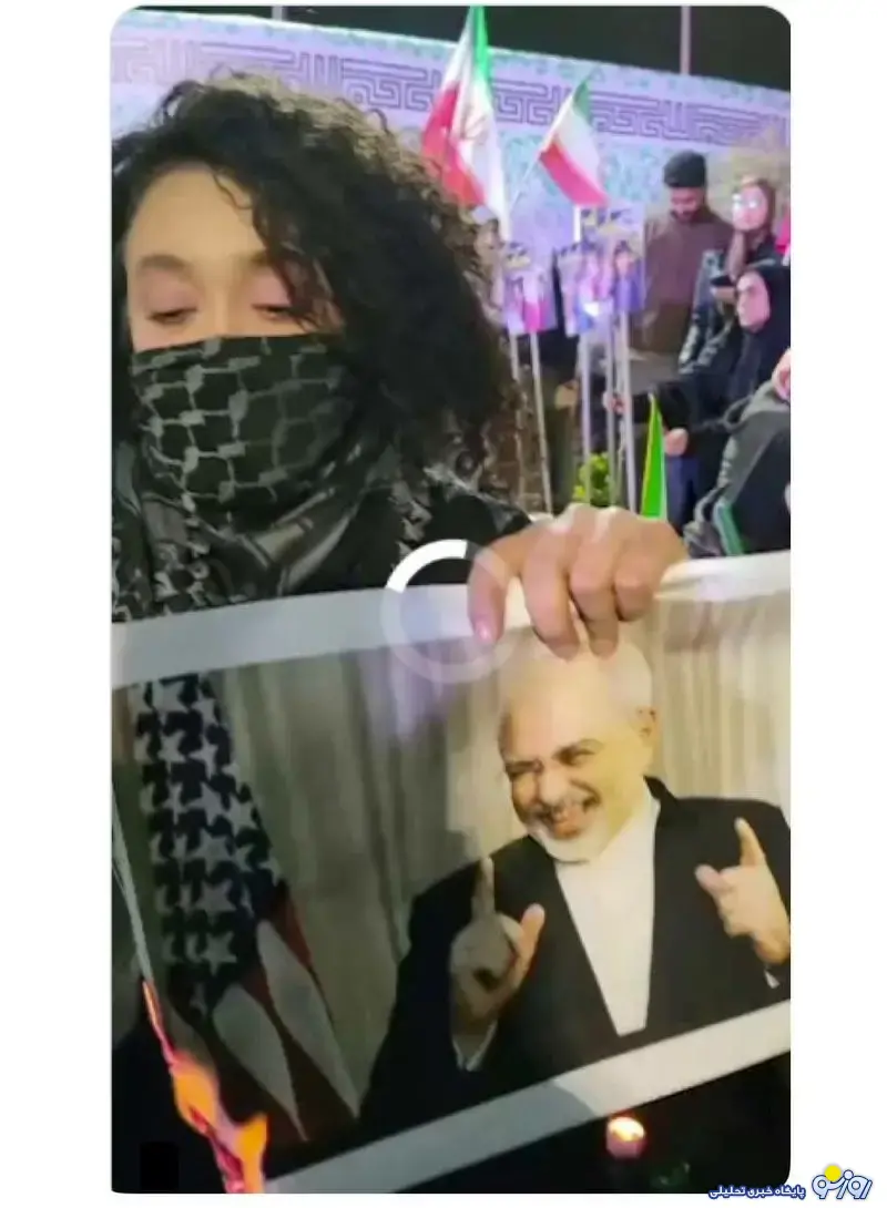 چه کسی و چرا عکس ظریف را آتش زد و ظریف به وی چه گفت؟