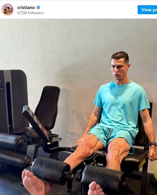 کریستیانو رونالدو با انتشار تصویری پیام داد +عکس