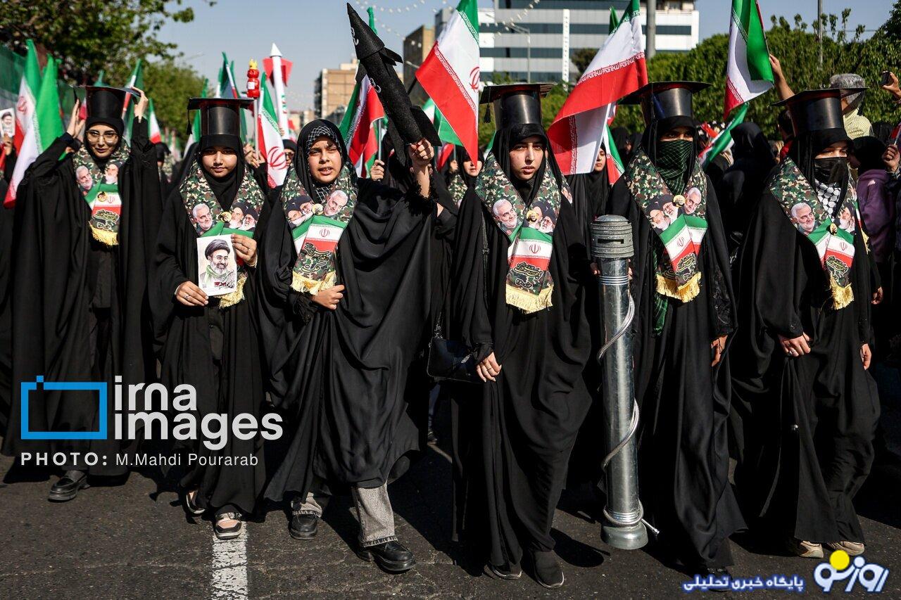 حجاب متفاوت دختر جان فدا در مراسم