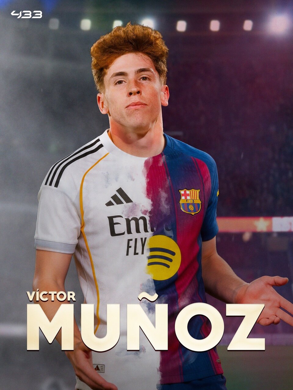 عکس | جنگ رئال و بارسا برای خرید پدیده اسپانیایی