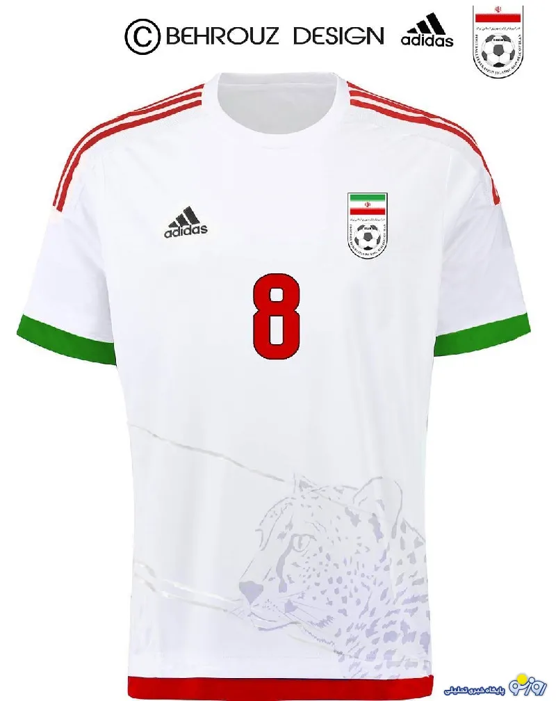 تغییر مکان یوزپلنگ روی پیراهن جدید شاگردان کی‌روش!