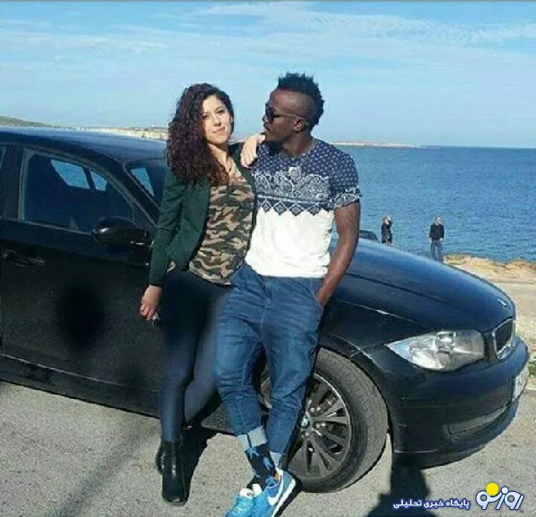 گادوین منشا در کنار همسر اروپایی اش +عکس