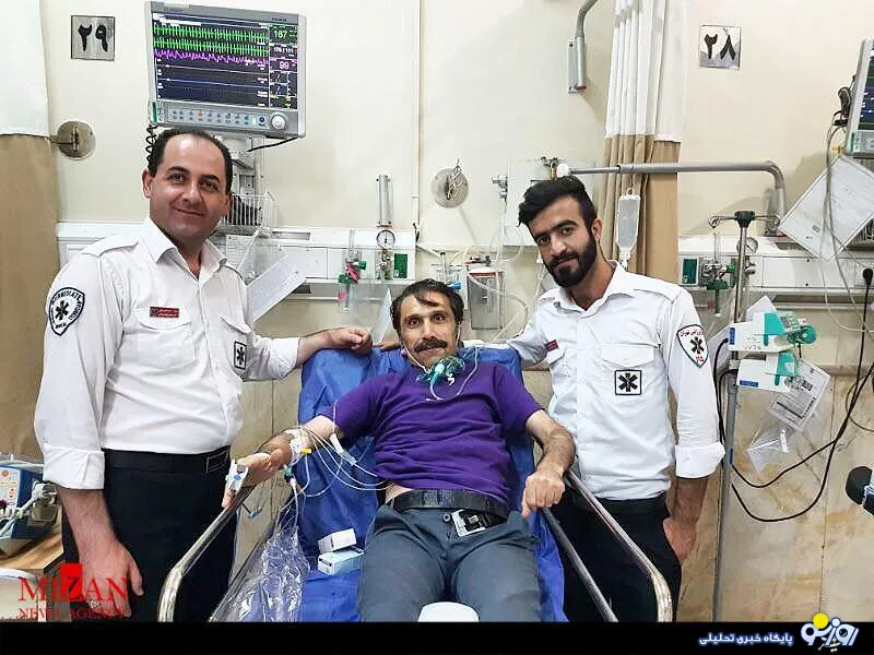 نجات جان یک بازیگر از مرگ +عکس