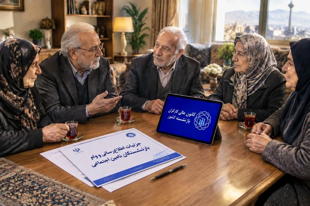 جزئیات اطلاع رسانی وام بازنشستگان تامین اجتماعی جزئیات اطلاع رسانی وام بازنشستگان تامین اجتماعی