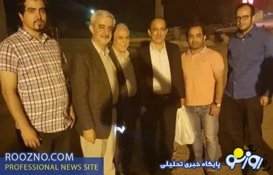 علی شکوری راد پس از آزادی از اوین/تصاویر