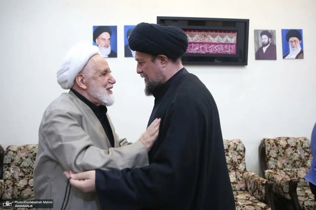 عکسی تازه از مهدی کروبی که بازدید فراوانی داشت