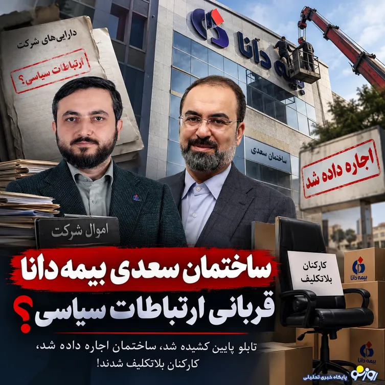 اجاره ساختمان سعدی بیمه دانا/آیا اموال شرکت قربانی تصمیمات پشت‌پرده می‌شود؟