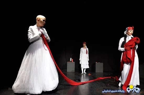نمایی جالب از صحنه یک تئاتر +عکس