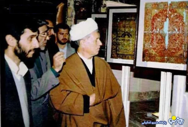 وقتی احمدی نژاد مدیر مرحوم هاشمی رفسنجانی بود +عکس