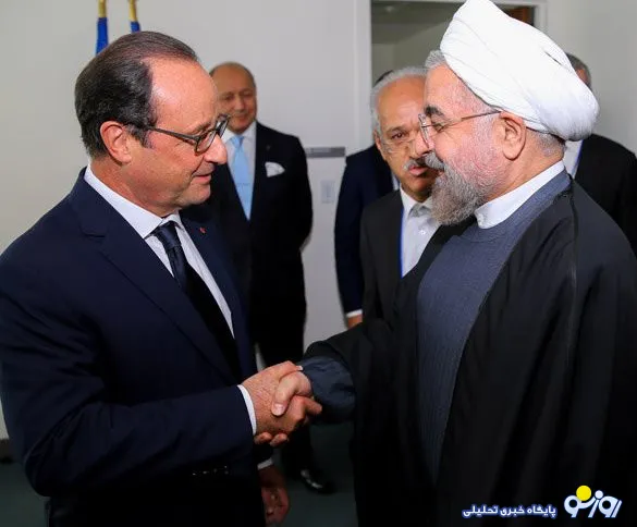 روحانی در دیدار با اولاند:می‌توان مسایل مهم جهانی را با گفت‌وگو حل و فصل کرد/غرب باید درک کند که ایران قدرتی تأثیرگذار در منطقه است