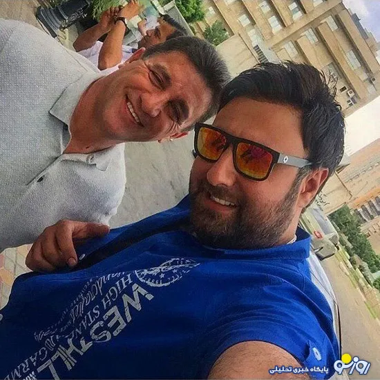 دیدار خواننده معروف با امیر قلعه نویی+عکس
