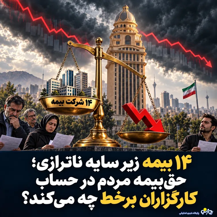 ۱۴ بیمه زیر سایه ناترازی؛ حق‌بیمه مردم در حساب کارگزاران برخط چه می‌کند؟