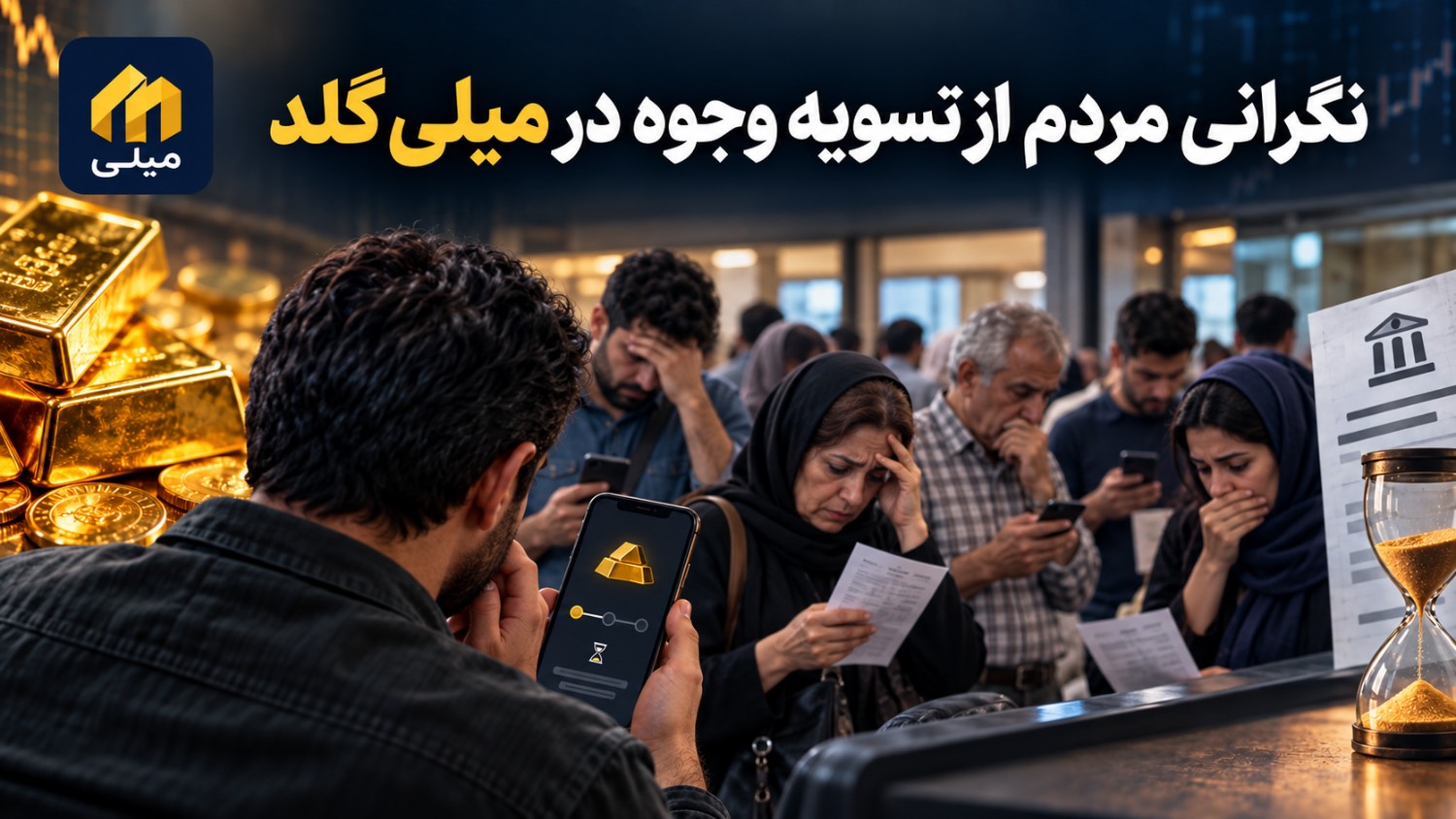 پول مشتریان میلی گلد کجاست؟ افزایش گلایهها از تأخیر در تسویه وجوه مردم پول مشتریان میلی گلد کجاست؟ افزایش گلایهها از تأخیر در تسویه وجوه مردم