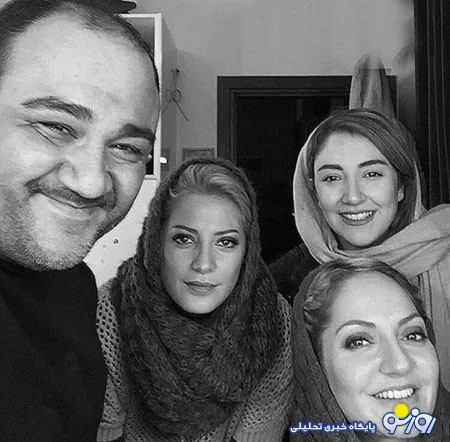 سلفی مهران غفوریان با مهناز افشار