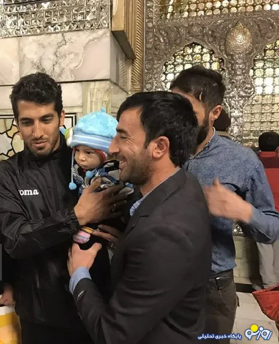 وحید امیری در حرم امام رضا