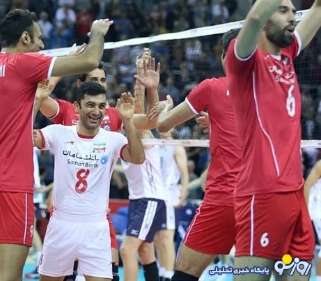پیروزی راحت والیبال ایران مقابل پورتوریکو