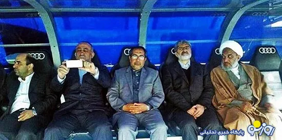 خدا را شکر در ایران مشکل فرهنگی نداریم / یک روحانی درسانتیاگو برنابئو! + عکس