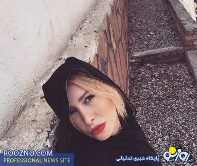 ژست عجیب بازیگر معروف زن/عکس