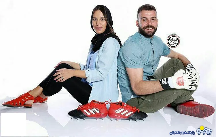 بازیکن خارجی پرسپولیس در کنار همسرش +عکس