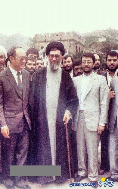 بازدید آیت الله خامنه ای از دیوار چین +عکس
