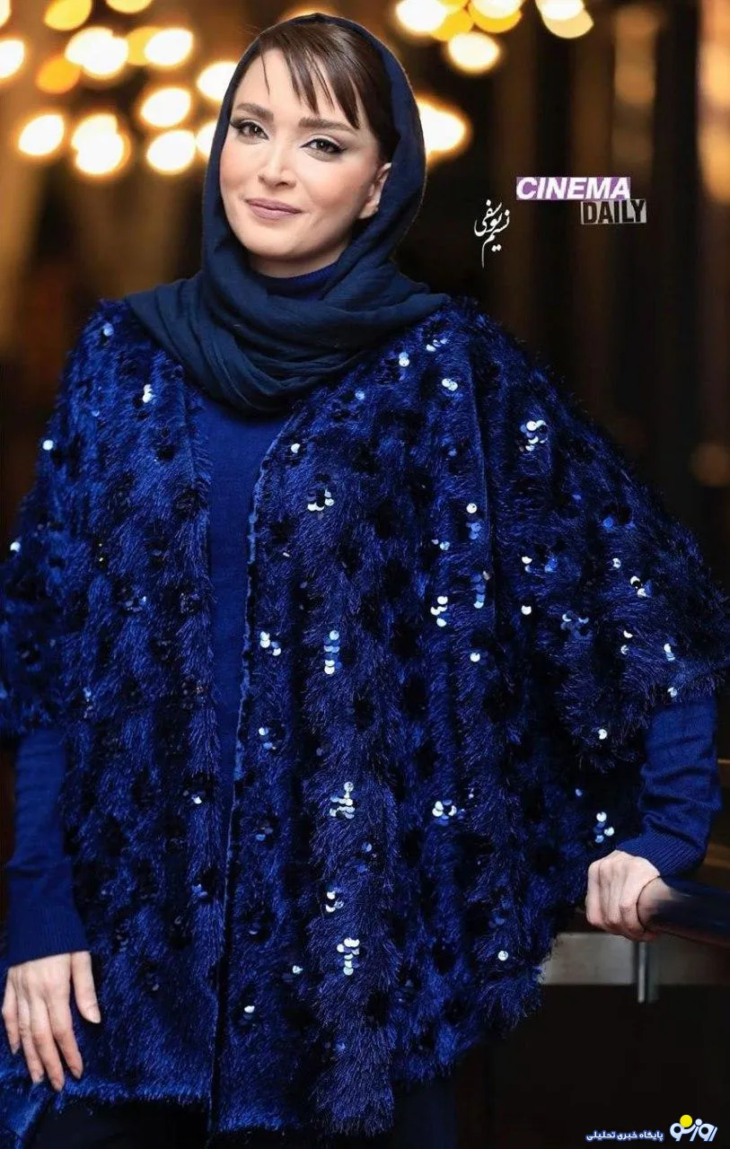 آرایش خاص بهنوش طبا طبایی در یک اکران خصوصی +عکس