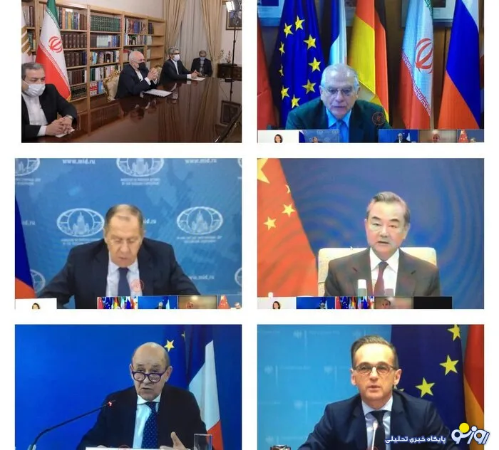 وزرای خارجه کشورهای عضو برجام:بررسی بازگشت محتمل آمریکا به برجام و اعلام آمادگی برای پرداختن به این موضوع با نگاه مثبت