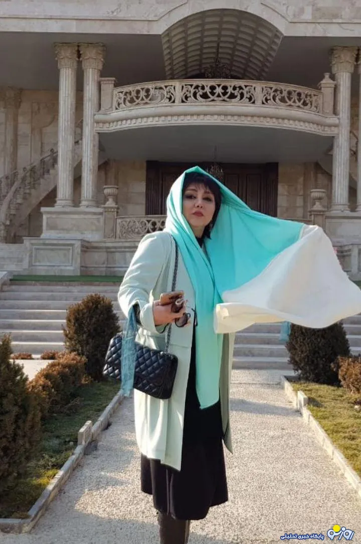 ژست عجیب بهنوش بختیاری در برابر یک ساختمان لوکس + عکس