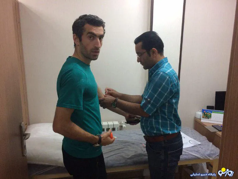 قبولی بازیکن همیشه مصدوم فوتبال ایران در تست های پزشکی +عکس
