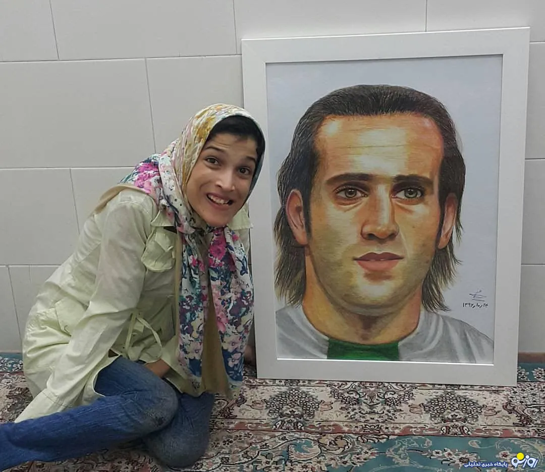 نقاشی از جادوگر ایرانی +عکس