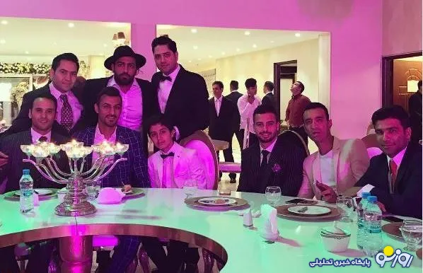 ستاره پرسپولیس درمراسم عروسی یک استقلالی +عکس