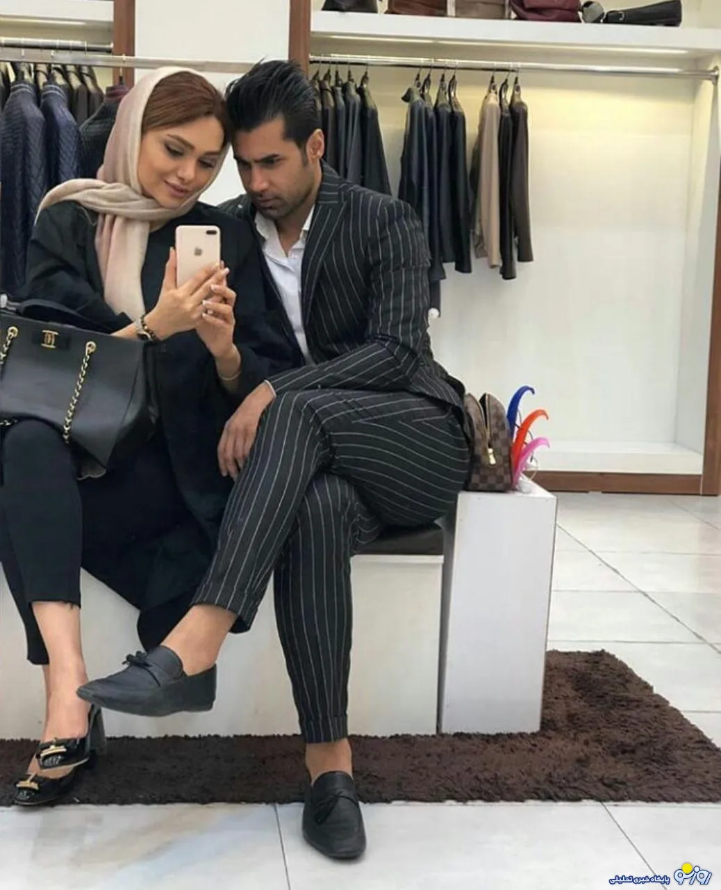 عکس مدلینگ محسن فروزان و همسرش