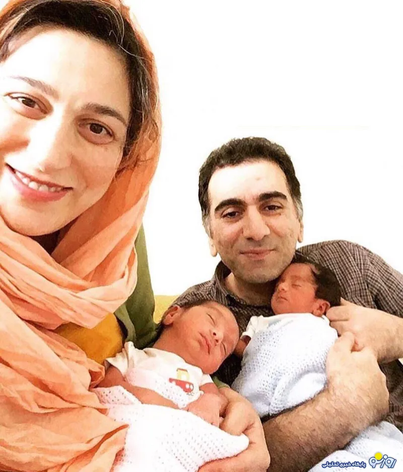 بازیگر سینمای ایران دو قلو زایید +عکس