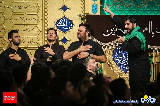 محمد علیزاده(خواننده) در شب احیا+عکس