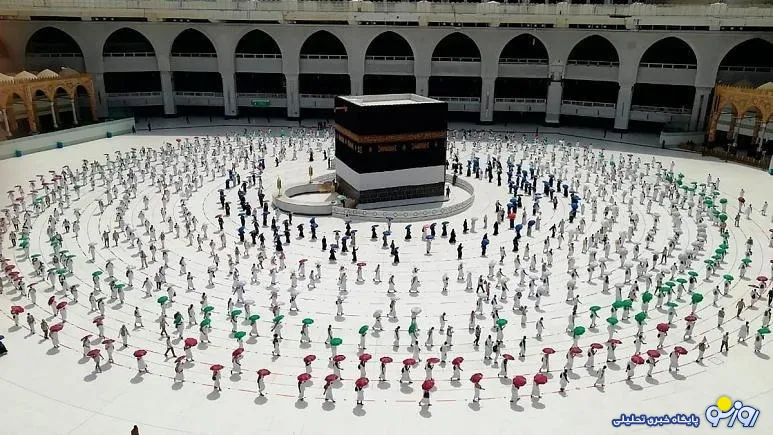 آغاز مراسم متفاوت حج در سایۀ کرونا +عکس