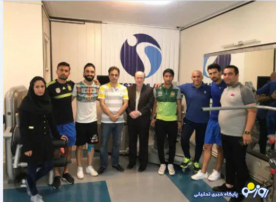 بازدید سرزده منصوریان از مصدومان استقلال+عکس