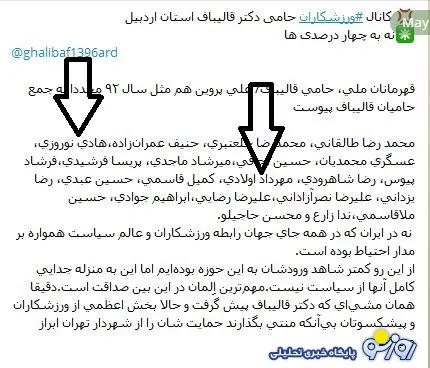 عجیب اما واقعی؛ حمایت مرحوم هادی نوروزی و اولادی از قالیباف!